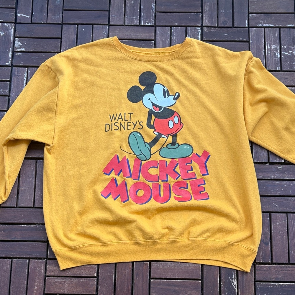 Disney Mustard Mickey Mouse Tee